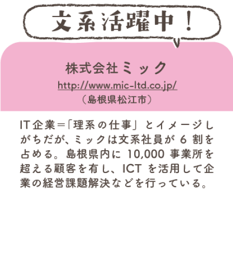 株式会社ミック（島根県松江市）