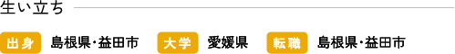 生い立ち
